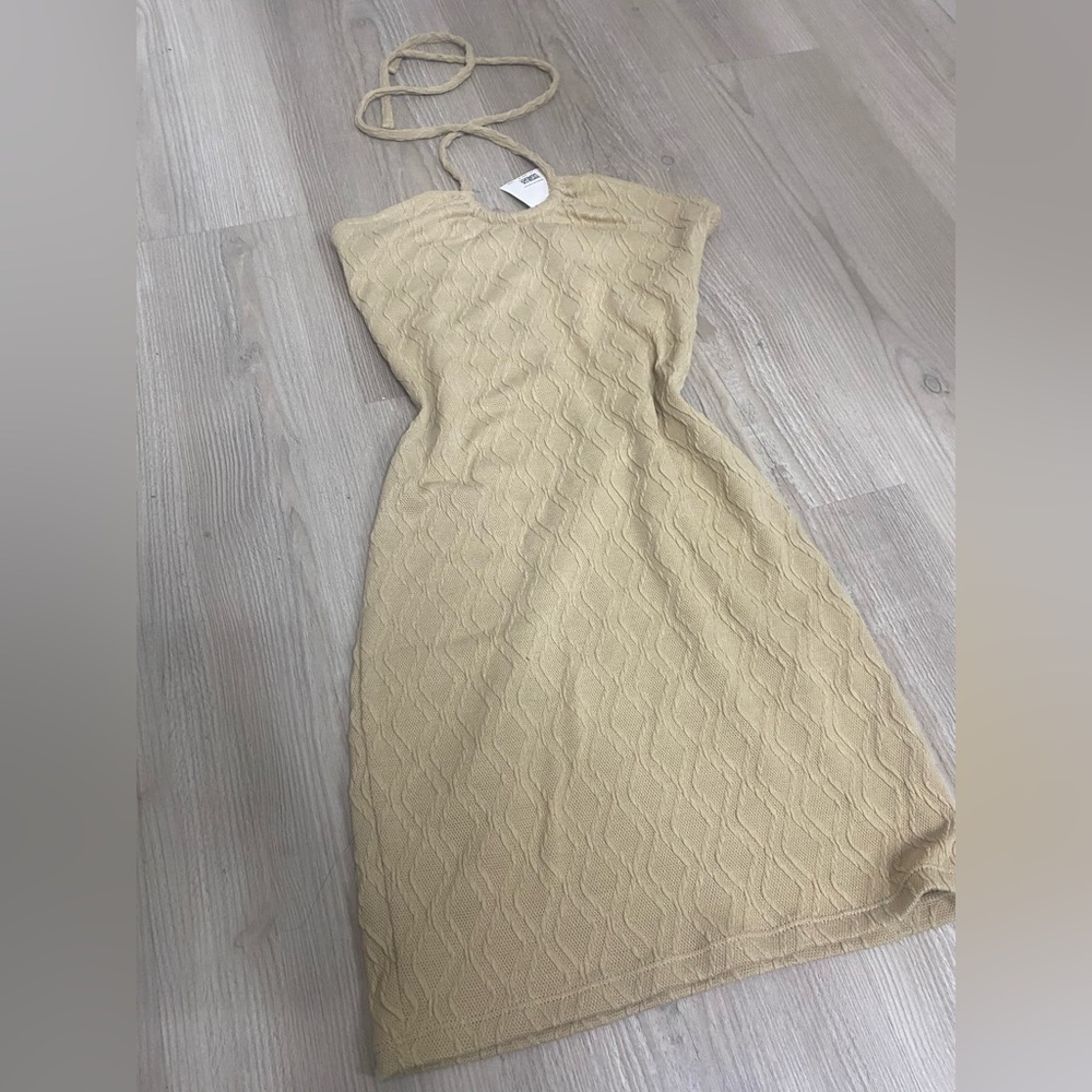 H&M- Nude Halter Dress